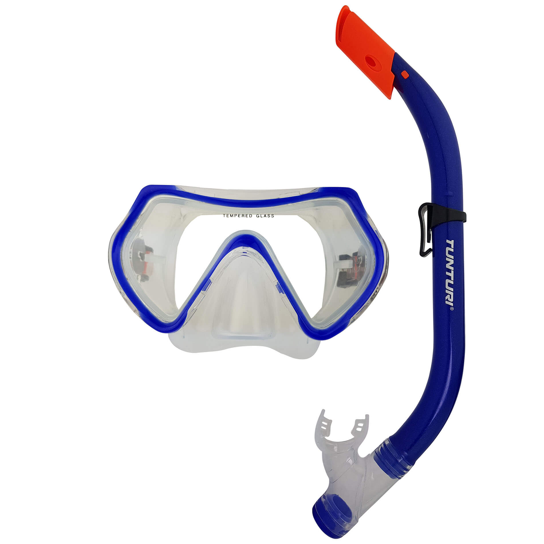 Snorkelset -Duikbril Snorkel - Junior - Blauw - Tunturi Fitness