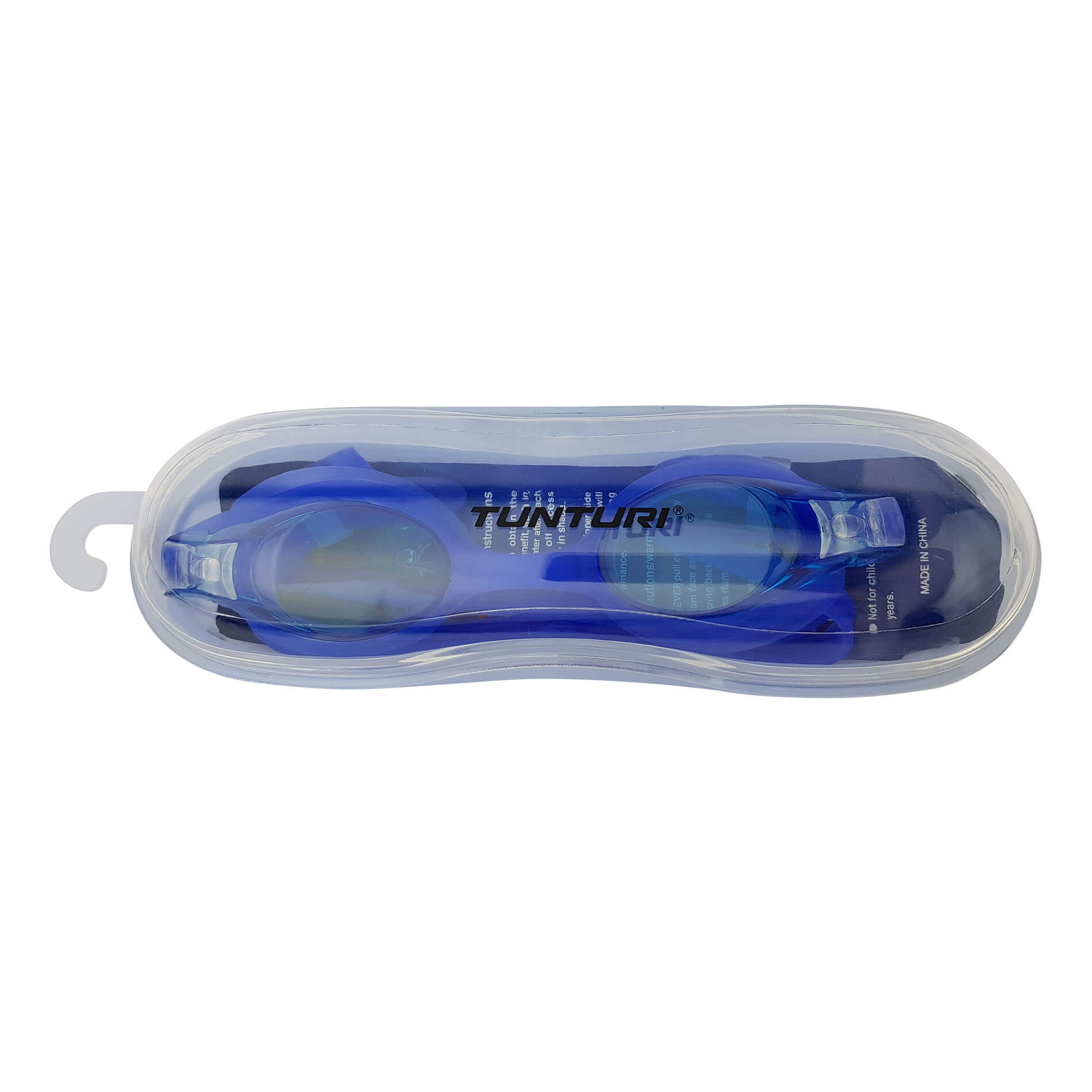 Zwembril - Junior - Siliconen - Transparant/Blauw