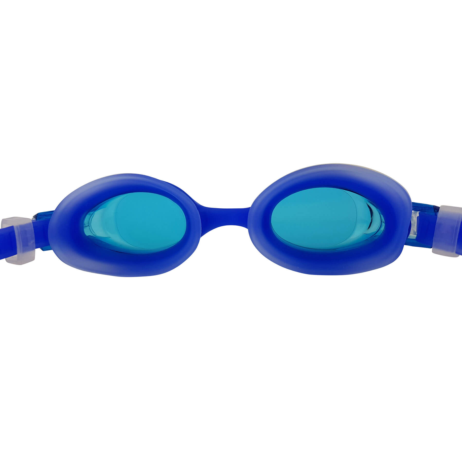 Zwembril - Junior - Siliconen - Transparant/Blauw