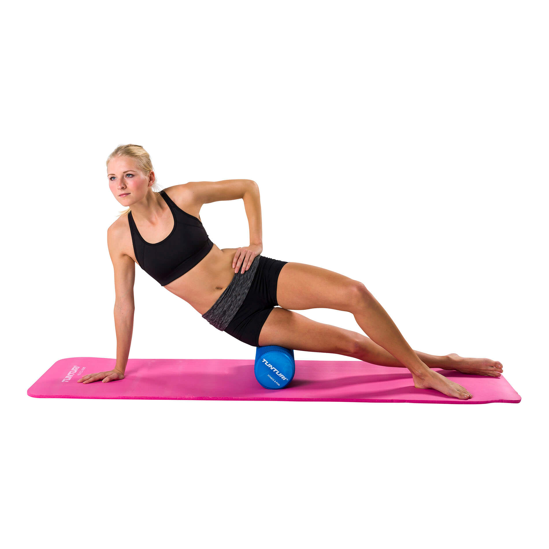 Tunturi Yoga Massage Roller Fitness Pilates Rolle Yogarolle Massagerolle 40 cm 