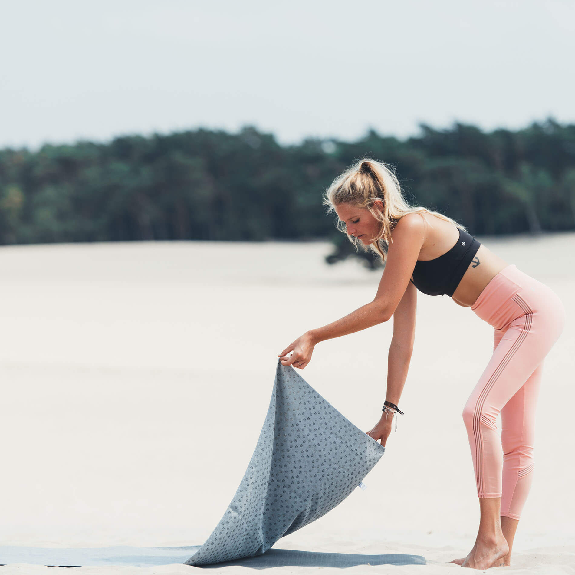 Yoga Towel 180-63 cm With Carry Bag