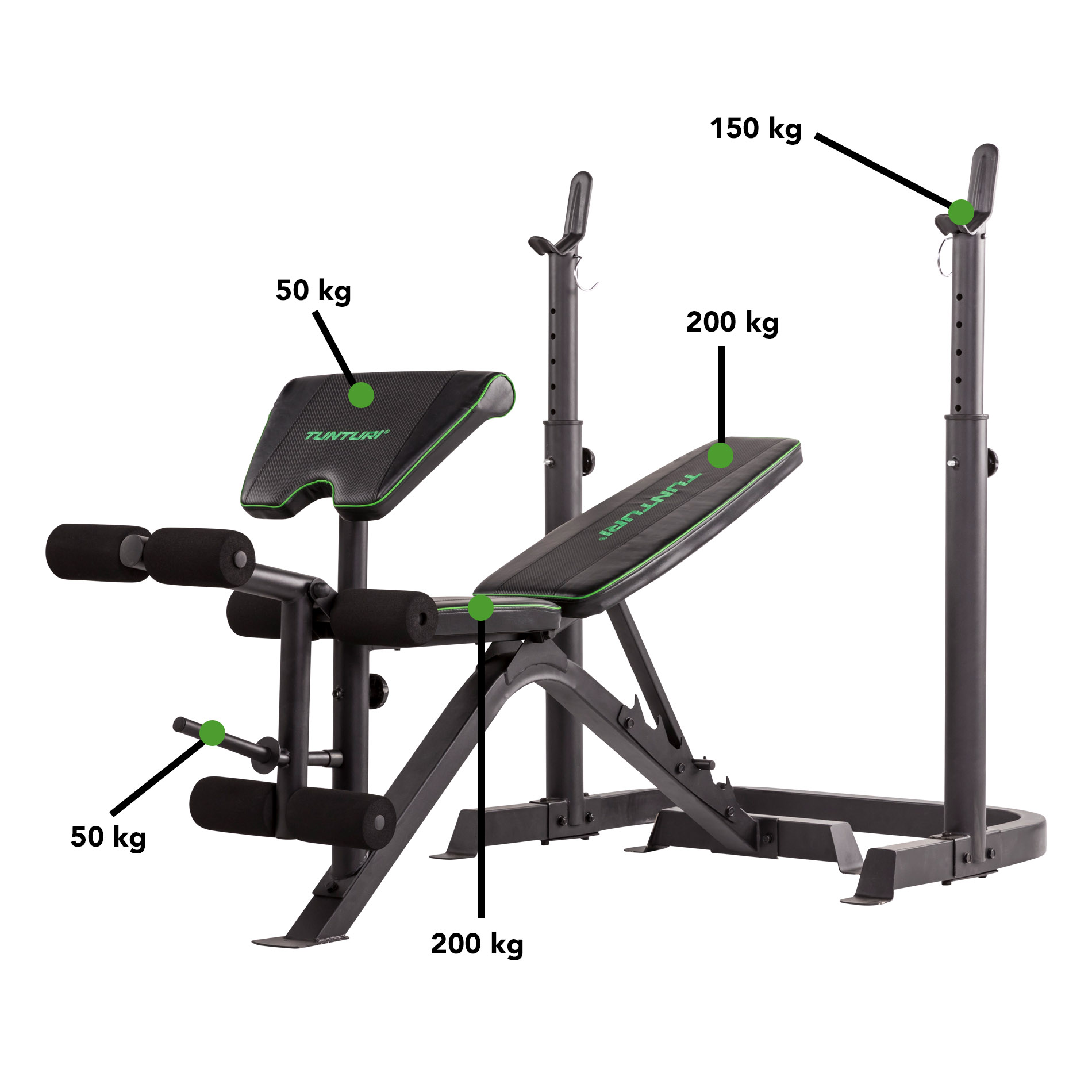 Adjustable Weight Bench with Barbell Rack Multi Position Function Weight Lifting 
